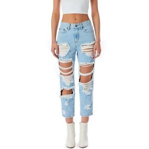 CARMAR jeans / denim; high-waisted; size 27